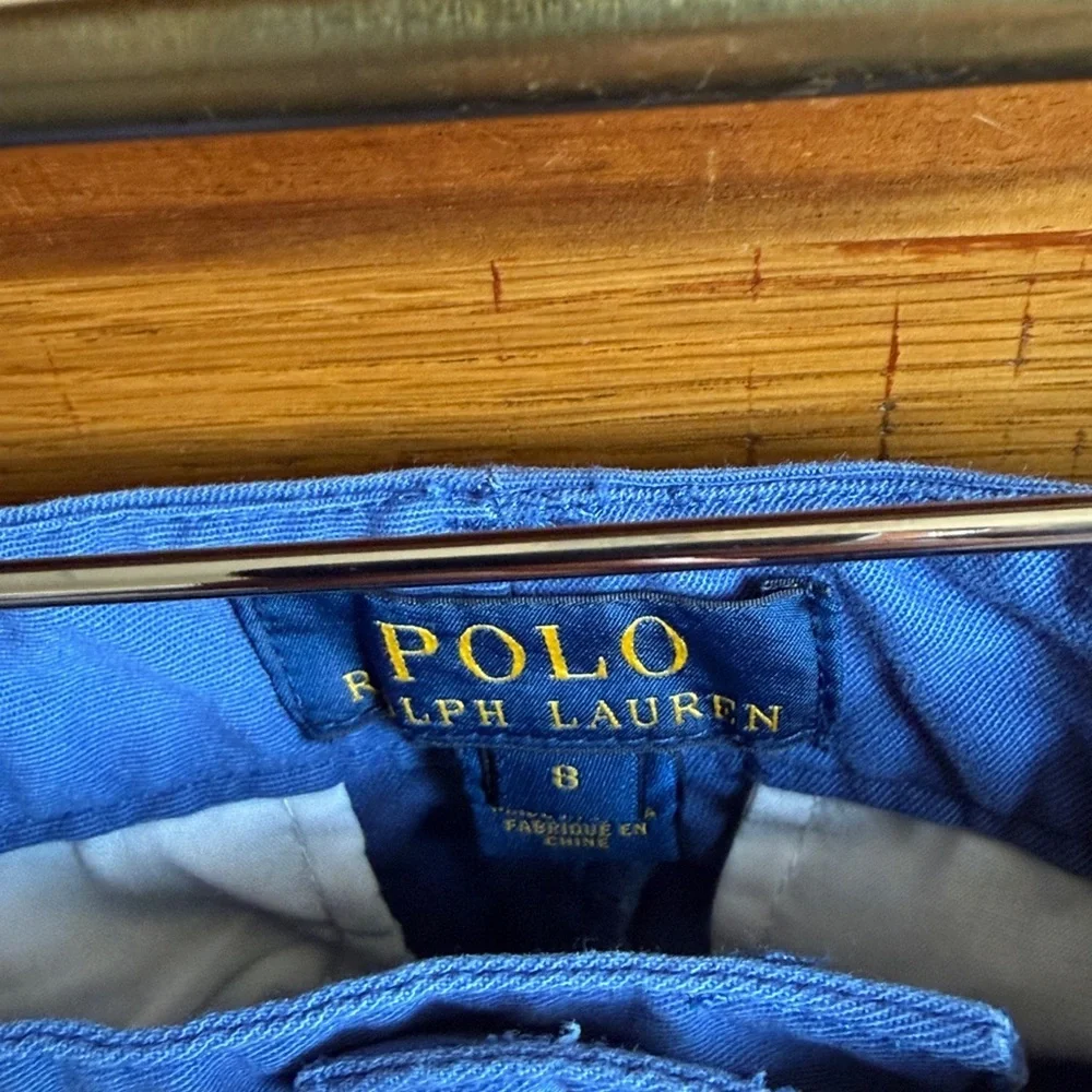 Polo Ralph Lauren Boys Blue Chinos with Striped Belt
